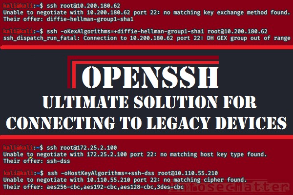 Solution for SSH Unable to Negotiate Errors - InfosecMatter Solution For Ssh Unable To Negotiate Errors - Infosecmatter