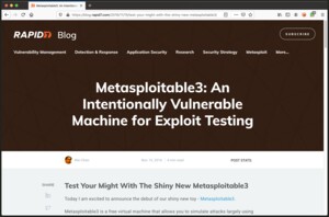 Metasploitable 3 - Windows and Linux virtual machines to practice hacking