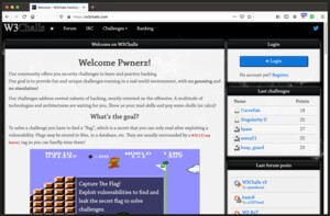 w3challs.com - website to practice hacking