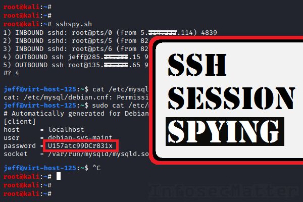 SSH Sniffing (SSH Spying) Methods and Defense logo